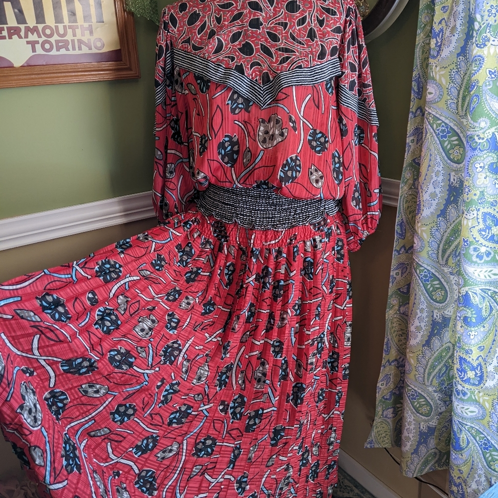 Mosaic 2 Piece Maxi Dress - image 8